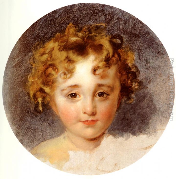 Portrait Of The Hon, George Fane (1819 - 1848), Later Lord Burghersh, When A Boy painting - Sir Thomas Lawrence Portrait Of The Hon, George Fane (1819 - 1848), Later Lord Burghersh, When A Boy art painting